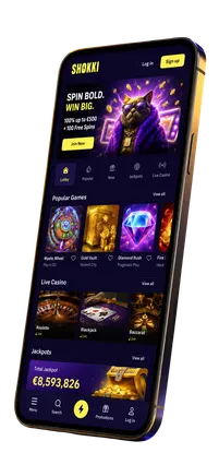 Shokki Casino mobiilissa